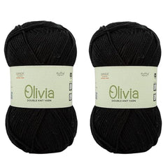 Ganga Acrowools Acrylic Olivia,Double Knit Yarn. Hand Knitting&Crochet Yarn. Oekotex Class 1 Certified. Pack of 2 Balls-100Gms Each. Shade No-Olv012, Maroon