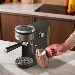 KRUPS Simply Brew Compact 5 Cup Coffee Maker: Stainless Steel Design, Pause & Brew, Keep Warm, Reusable Filter, Drip-Free Carafe