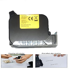 BP BLUE POWER 2590 W3T10B Inkjet Printer Cartridge (Black 2590 Solvent Print Cartridge) Black Ink Cartridge. 12MM-A