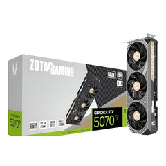 ZOTAC Gaming GeForce RTX 5070 Twin Edge OC Graphics Card - Black | 12 GB | GDDR7 | Dual Fan | SFF Ready | IceStorm 2.0 Advanced Cooling | ZT-B50700H-10P | Only Graphics Card with 5 Year Warranty