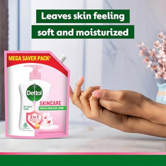 Dettol Liquid Handwash Refill – Skincare Hand Wash- 675ml (Pack fo 2) | pH Balanced | 10x Better Germ Protection