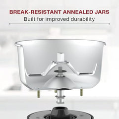 Butterfly Jet Elite 750 Watt Mixer Grinder with 3 Jars | 3 Leakproof Stainless Steel Jars | ABS body | Grey | 2 Years Manufacturer's Warranty