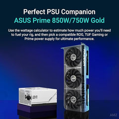 ASUS Prime Radeon RX 9060 XT 16GB GDDR6 OC Edition Graphics Card (PCIe 5.0, HDMI/DP 2.1, 2.5-Slot Design, axial-tech Fans, Dual Ball Fan Bearings, Dual BIOS, GPU Guard)