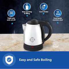 Philips HD9373/00 1.5L Capacity | 25% thicker body for longer life, triple safe auto cut off