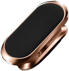 MOMISY Magnetic Mobile Phone Holder for Car Dashboard, [Easily Install] Mount [8 Strong Magnets] Friendly iPhone Mobile Stand Fits with All Smartphones (Rose Gold)