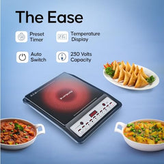 Longway Ace IC 2000 W Induction Cooktop (Black, Push Button)