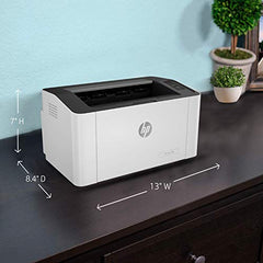 HP Laser 1008a Printer, Single Function, Print, Hi-Speed USB 2.0, Up to 21 ppm, 150-sheet Input Tray, 100-sheet Output Tray, 10,000-page Duty Cycle, 1-Year Warranty, Black and White, 714Z8A