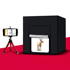SYGA Light Box Photo Studio 50Cm x 50 cm Professional Photography Tent with LED Lights