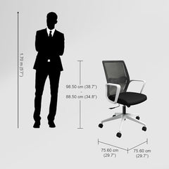Interio by Godrej Vurv Mesh Mid Back Study Chair