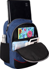 S.B. Collection Bags Unisex Usb Waterresistance Office/Business/College Daily Use Helping hand Backpack 32L Laptop Backpack (Grey Pro Plus)