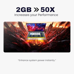 EVM 2GB DDR2 Desktop RAM Memory | 800MHz | PC2-6400 | Long-DIMM | 240-Pin | CL5 | 1.8V Low Voltage | Single Channel | Intel & AMD Compatible | Stable Performance | 10 Year Warranty (EVMT2G8000U86P)