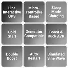 ZEBRONICS U1205 Microcontroller Based UPS with Up-to 1000VA | 600W, Double Boost, Automatic Voltage Regulation, Overload Protection, Auto Restart, Generator Compatible, for Office Computers | Home PC