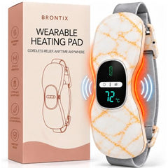 BRONTIX Period Cramp Relief Massager, Cordless Heating Pad