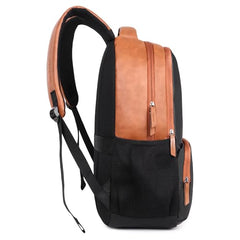 HOT SHOT BAGS VINTAGE SERIES 1396 32L FAUX LEATHER WATER RESISTANT Trolly sleeve LAPTOP BACKPACK|MEN & WOMEN | OFFICE BACKPACK | COLLEGE BACKPACK