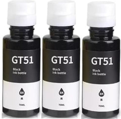 Printer Ink Refill Dye Ink for HP GT53 GT52 Compatible for HP Ink Tank 115, 310, 315, 319, 410, 415, 416, 419, 455, 500, 515, 530, 615, GT 5810, GT 5811, GT 5820 (GT51 ST+BK)