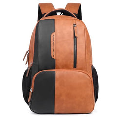 HOT SHOT BAGS VINTAGE SERIES 1396 32L FAUX LEATHER WATER RESISTANT Trolly sleeve LAPTOP BACKPACK|MEN & WOMEN | OFFICE BACKPACK | COLLEGE BACKPACK