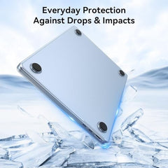 EooCoo Case for MacBook Air 15 inch M5 M4 M3 M2 2026-2023, Sparkly Clear