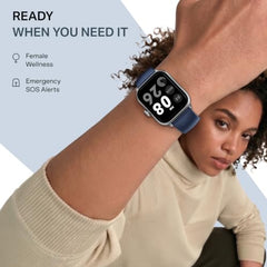 boAt Storm Blaze Smartwatch in Premium Metal Finish with Advanced BT Calling, Functional Crown, 1.83'' (4.64 cm) HD Display, IP68 Waterproof, HR, Sleep, Stress & SPO₂ Tracking, SOS (Cool Grey)