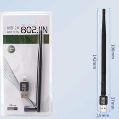 MLD USB WiFi Wireless Adapter Mini Network 300Mbps Windows MAC Linux 802.11n MWL-101-2Pcs