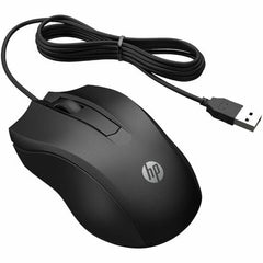 HP X500 Wired Mouse (Black, E5E76AA)