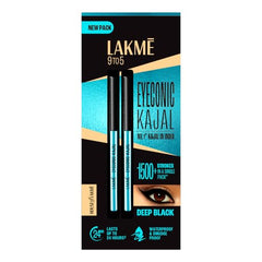 Lakme 9-5 Eyeconic Kajal, Classic Brown, Smudgeproof and Waterproof that lasts upto 24H, for 2x dark pigment, 0.35g
