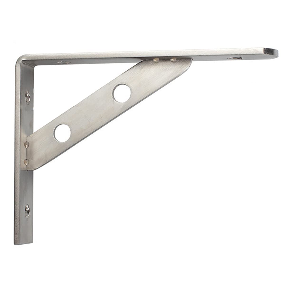 SYGA Stainless Steel Solid Thickened Triangular Bracket Wall-Mounted Rack Partition Support Layer Plate Support Bracket(4MM-150MM-LONG)