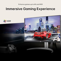 LG 27UP650K-W 27-inch Ultrafine 4K UHD (3840 x 2160) IPS Computer Monitor, 60Hz, 5ms, DisplayHDR 400, Reader Mode, Flicker Safe, HDMI, DisplayPort, Tilt/Height/Pivot Adjustable Stand, White