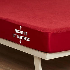 Wakefit 100% Waterproof Premium Terry Cotton Mattress Protector, King - 78x72 inch | Breathable and Hypoallergenic Ultra Soft Fitted Bed Protector, Grey | Fits Mattress Upto 10 inches