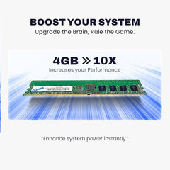 EVM 8GB DDR4 Desktop RAM 3200MHz | Long-DIMM – 1.2V Low Voltage |288-PIN Pin, Intel & AMD Compatible | High-Speed PC Memory Upgrade | 10 Year Warranty (EVMT8G3200U88P)
