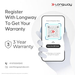 Longway Weight Machine for Home | Digital Bathroom Scale for Human Body Weight Measurement | Extra Thick Tempered Glass with LCD Display | 3 Years Warranty (Blue | Max Weight 180Kgs | Sapphire)