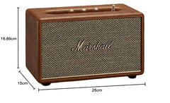 Marshall Acton III Wired Connectivity Stereo Home Speakers with Bluetooth 5.2 & RCA or 3.5mm Input – Black