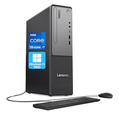 Lenovo ThinkCentre Neo 30s Gen 5 SFF Desktop Computer, 10-core Intel Core i7-13620H, 16GB DDR5, 1TB SSD, HDMI + VGA, Wi-Fi, RJ-45, USB-C, Wired Keyboard & Mouse, Windows 11 Pro