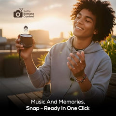 Toreto Wave Mini 8W Portable Bluetooth Speaker with Selfie Remote