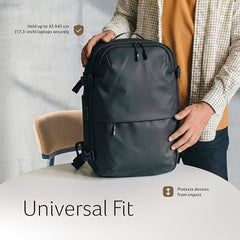 Acer VacuPack Vacuum Backpack I Fit Upto 17.3 Inch Laptops I Expandable Travel Backpack with Built-in Electric Vacuum Pump I TSA Lock I USB Charging Port I Wet Dry Pocket I Anti Theft Pocket