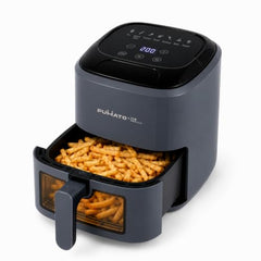 The Better Home Fumato 4.5L Digital Air Fryer, 1500W | Made for Indian Cooking | 7 Smart Presets | 360° Rapid Hot Air | Touchscreen | Viewing Window with Light | Recipe Book | 1-Year Warranty