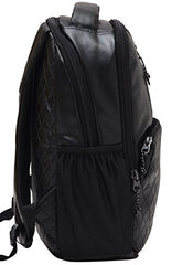 F Gear CEO Brown 25L Medium Laptop backpack Fits upto 16" Laptop faux Artificial Leather Water resistant lightweight, Gifts for Men Women Boys Girls Adults, College/School/Tuition/Travel Bag