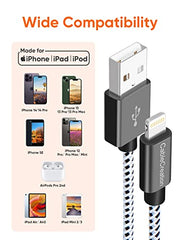 CableCreation Lightning to USB Data Sync Cable [MFi Certified] 0.5 FT