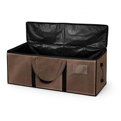 Storite 81 L Jumbo Super-Size Nylon Heavy Duty Underbed Storage Bag | Moisture Proof Multi-Purpose for Toys/Blankets/Clothes/Moving Bags With Strong Handles Rectangular (87x26x36 CM) - Teal
