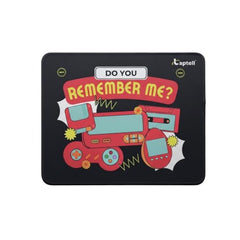 Laptell Gaming Mouse Pad with Smooth Fabric Surface & Non-Slip Rubber Base | Waterproof Washable Mat for Laptop, Desktop & Gaming Mouse | High-Speed Tracking, Portable Design – Retro 90s