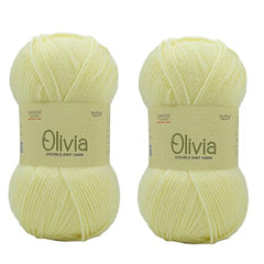 Ganga Acrowools Acrylic Olivia,Double Knit Yarn. Hand Knitting&Crochet Yarn. Oekotex Class 1 Certified. Pack of 2 Balls-100Gms Each. Shade No-Olv012, Maroon