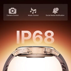 boAt Ultima Ember smartwatch with 1.96” AMOLED Display, AOD, Personalized Fitness Nudges, Functional Crown,100+ Sports Modes, Create Your Own Watchface, smartwatch for man and Woman (Steel Black)