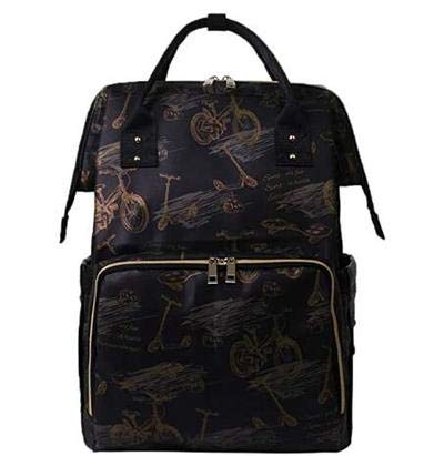 SYGA Multipurpose Large Capacity Mom's Backpack Diaper Bag(Black)