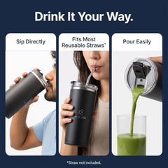 Kilig Vortex Blitz Portable Blender, Sip-Ready Jar Design, 470ml BPA-Free, USB-C Rechargeable, 3 Modes (Blend, Smoothie, Crush), 6 Blade system