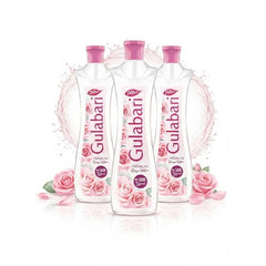 Dabur Gulabari Premium Rose Water - 400ml (Pack of 3) | With No Paraben | Cleanses, Hydrates & Moisturises Skin | Balances & Restores Skin's pH Levels | For All Skin Types