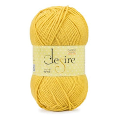 Ganga Acrowool Desire 100% Acrylic Aran Weight Yarn (Pack of 1 ball - 100g) – approx. 200mtr Premium Knitting & Crochet Yarn for Winter Sweaters, Scarves, Blankets | Medium Weight 4, UK 5 (5.5mm) Needle & UK 3 (6.5mm) Hook | Hypoallergenic, Hand Wash…