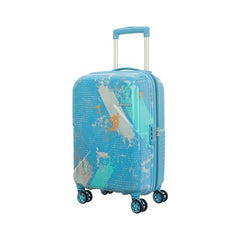 Kamiliant by American Tourister ATHER | Printed Trolley Bag Set of 3 (55+68+79 cms) for Travel|Hard Case Polypropylene (PP) Suitcase|360° 8-Wheel Spinner Luggage Trolley|Combination Lock | Black