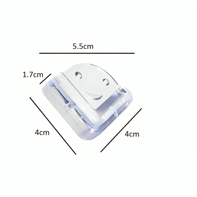 SYGA Set of 12 Transparent C Shape Baby Safety Corner Gaurd Baby Proofing Corner Protector