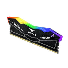 TeamGroup T-Force Delta RGB 16GB 6000MHz (6000MT/s) CL38 Black DDR5 Desktop Gaming Memory, Metal Heatsink, ARGB Sync, ECC, XMP 3.0/EXPO, Compatible With Intel/AMD CPU, High Performance Low Latency RAM