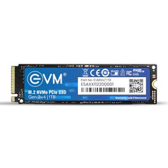EVM Internal SSD Interface PCle Gen 3x4 Fast Performance, Ultra Low Power Consumption NVME PCIe SSD (EVMNV/256GB, Black, 256GB)