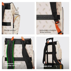 MOKOBARA Hovercraft 24L Laptop Backpack 15.6 Inch Office Travel White